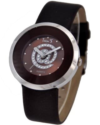Часы "ТИК-ТАК" H719 коричнев./серебр.