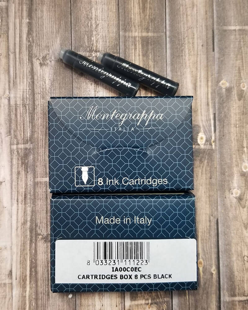 Montegrappa IA00C0EC Картридж для РП черный упаковка (8шт)