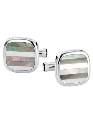 запонки Montblanc Men's Silver collection - Cuff links 109512