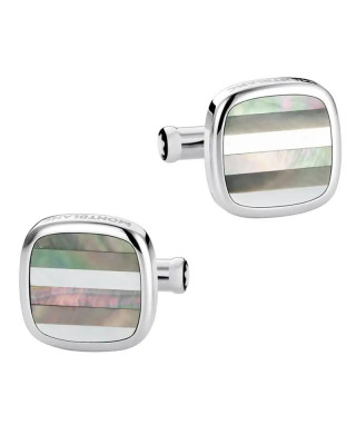 Запонки Montblanc Men's Silver collection - Cuff links 109512