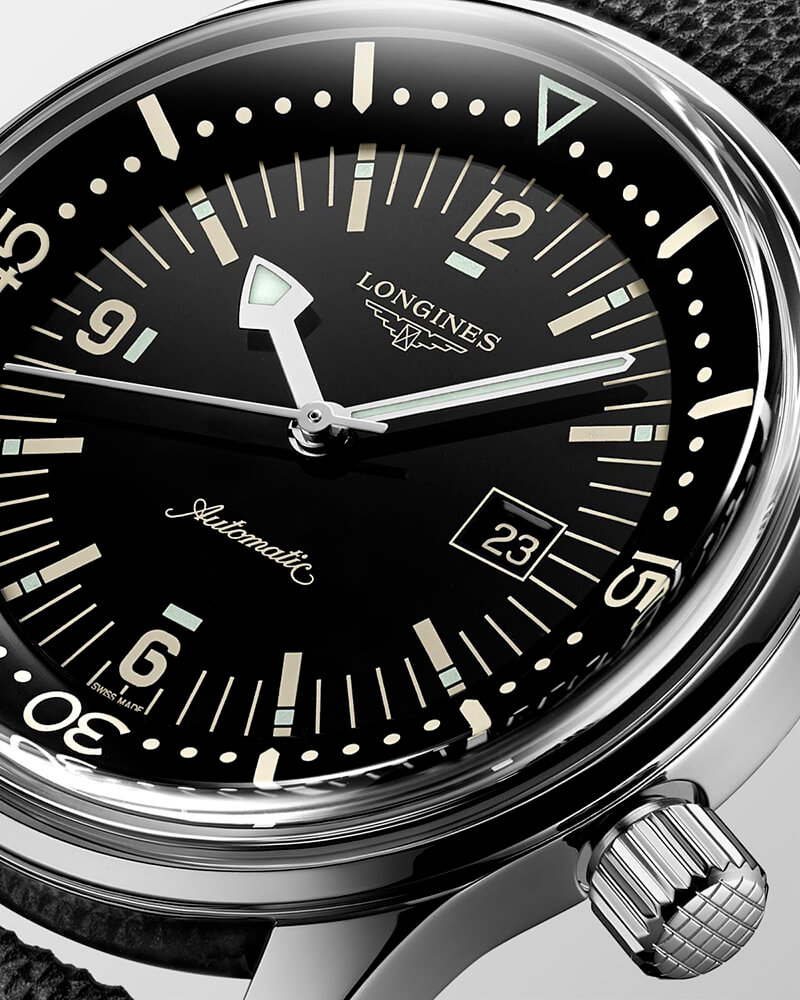 The Longines Legend Diver Watch - L3.374.4.50.0
