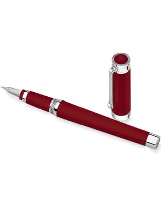 Montegrappa PAROLA-AMR-FP-F ручка перьевая красная/сталь