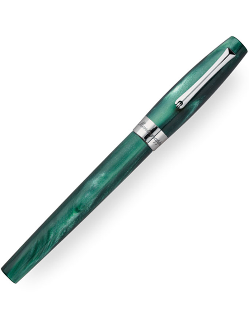 Montegrappa FEL-G-RB ручка чернильная зеленый лес зеленая/смола
