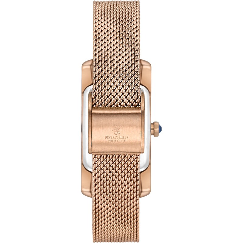 Beverly hills polo club watch rose gold best sale