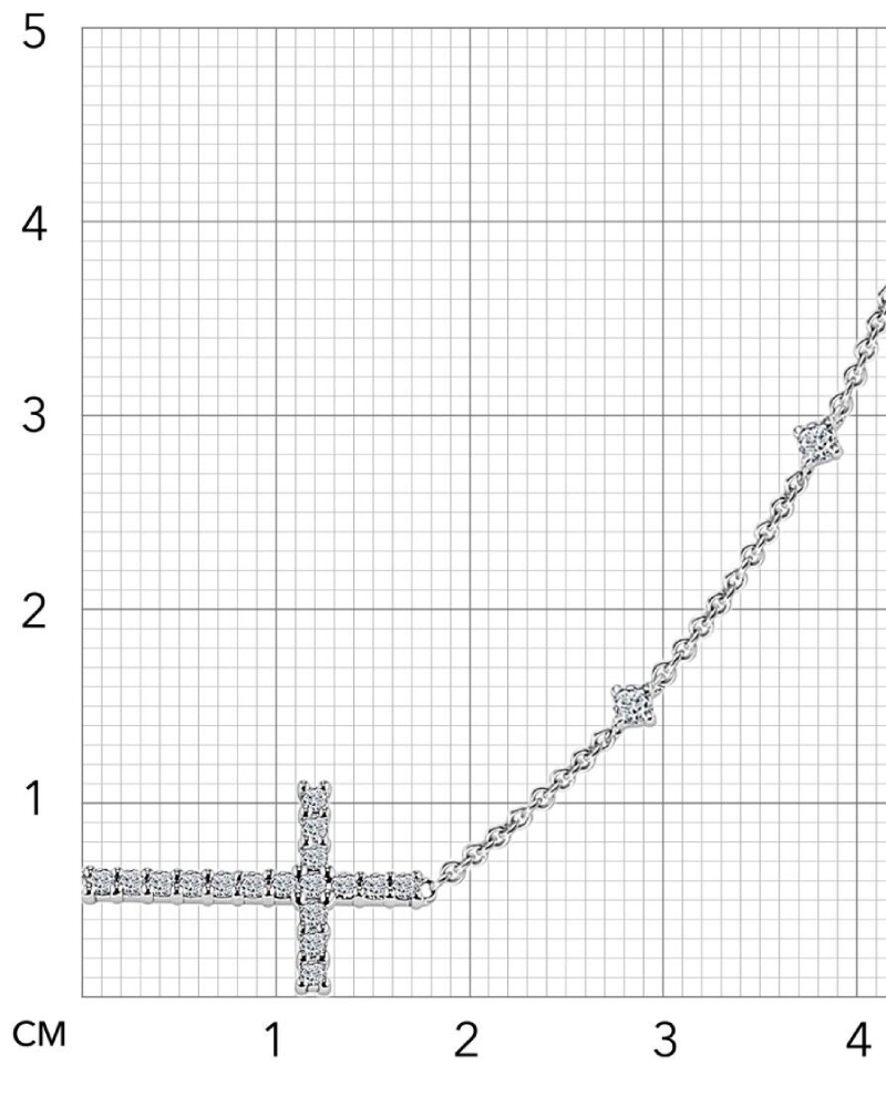 Alrosa Diamonds колье 5L174H21S (121621)