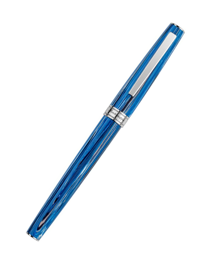 Montegrappa ISA1RBAB_6 ручка шариковая синяя смола, нержавеющая сталь