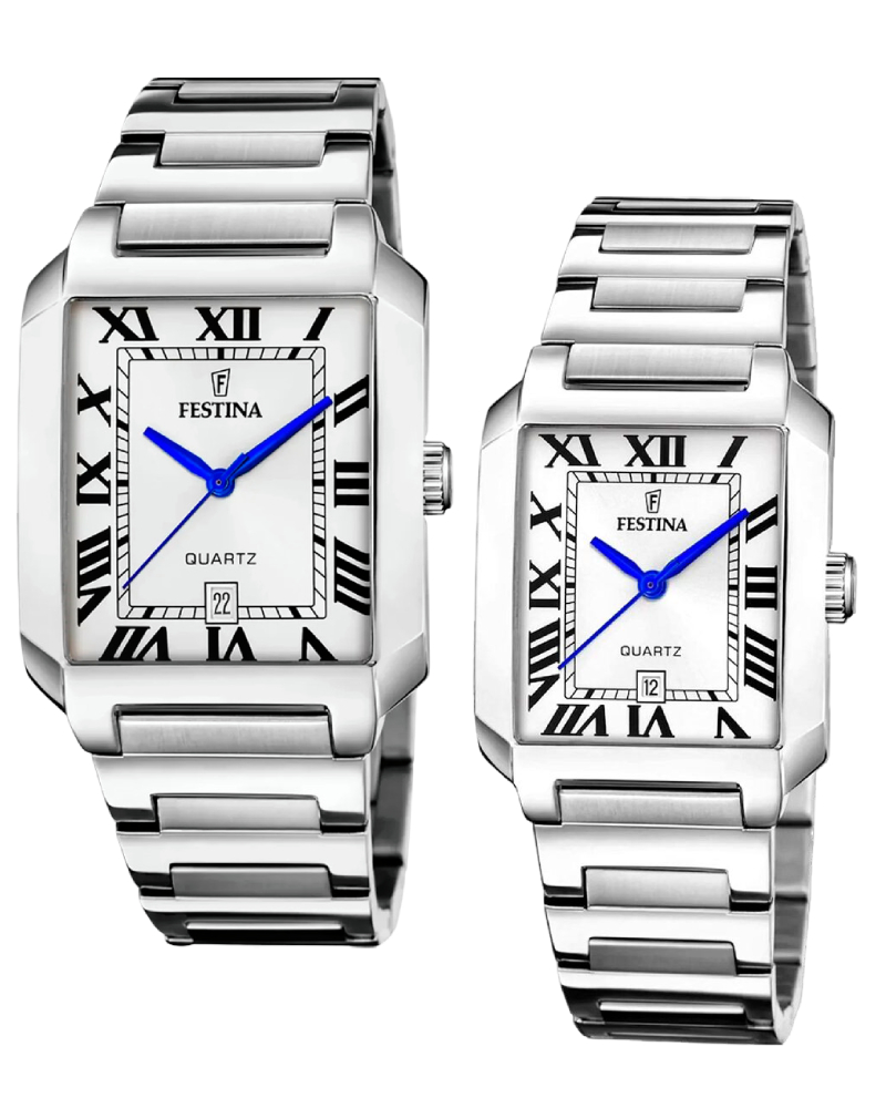 КОМПЛЕКТ ПАРНЫХ ЧАСОВ Festina On the Square