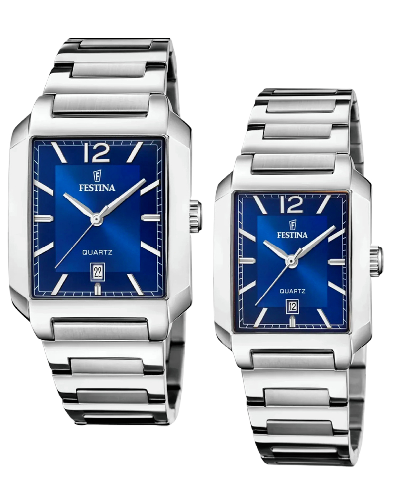 КОМПЛЕКТ ПАРНЫХ ЧАСОВ Festina On the Square