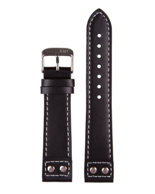 Ремешки KMV S-05, 18 мм, черный, L