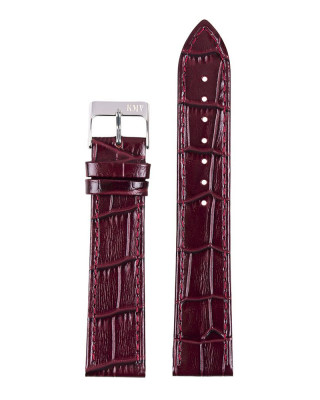 Ремешки KMV S-11, 20 мм, бургундия, L