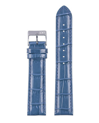 Ремешки KMV S-11, 22 мм, синий, толщина 3,8 мм, L