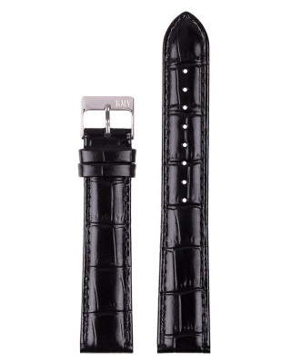 Ремешки KMV S-11, 22 мм, черный, L