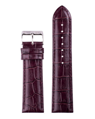 Ремешки KMV S-11, 24 мм, бургундия, L