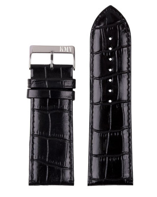 Ремешки KMV S-11, 26 мм, черный, толщина 3,8 мм, L