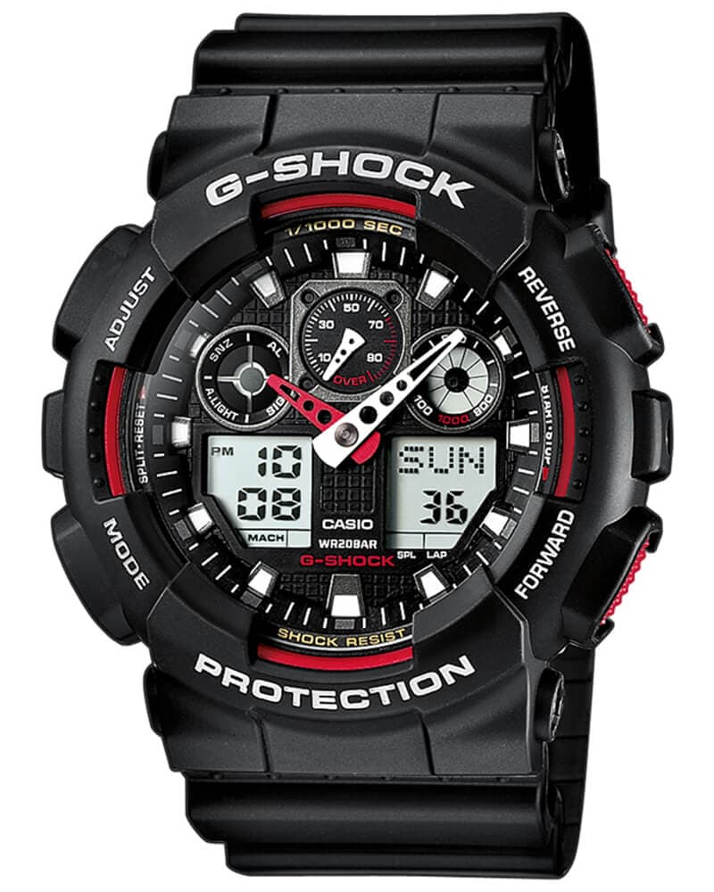 Наручные часы Casio G-SHOCK Classic GA-100-1A4 — купить в интернет-магазине  по цене 17490 рублей