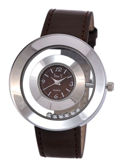 Часы "ТИК-ТАК" H710 коричневые
