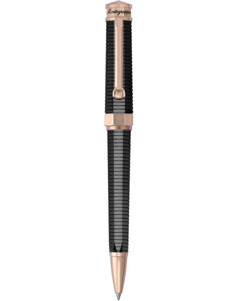 Montegrappa NEULB-G Ручка шариковая черная/позолота