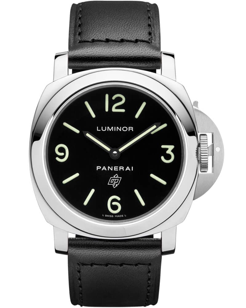 Часы Panerai PAM00000 Luminor Base 44mm Logo Black Dial