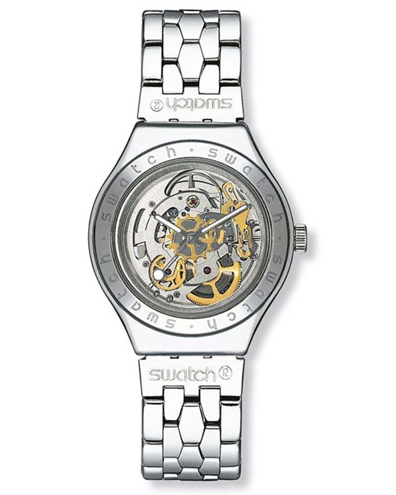 Белые наручные часы Swatch