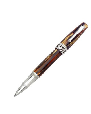 Montegrappa EXTRA-W-RB Ручка чернильная коричневая, серебро
