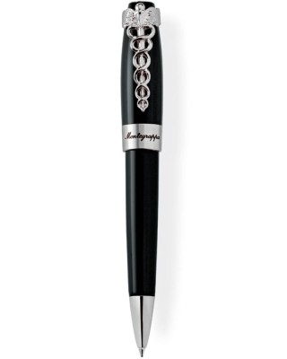 Montegrappa FORT-MY-BP ручка шариковая черная/палладий